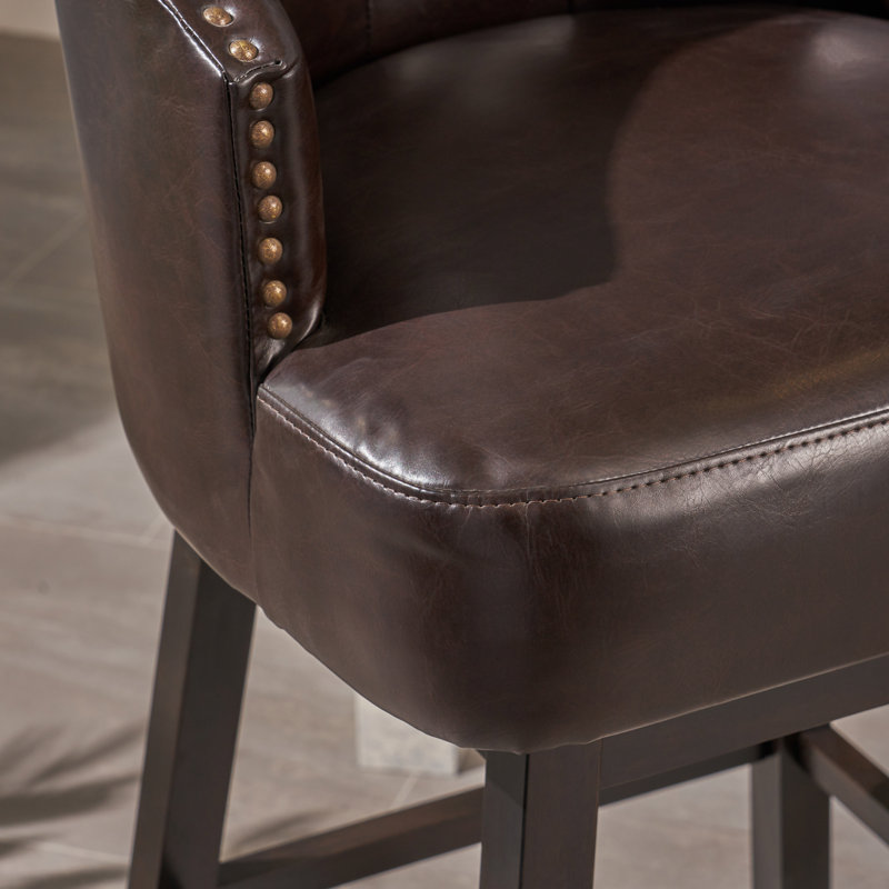 Alcott Hill® Farmington Swivel 31.25'' Bar Stool & Reviews Wayfair